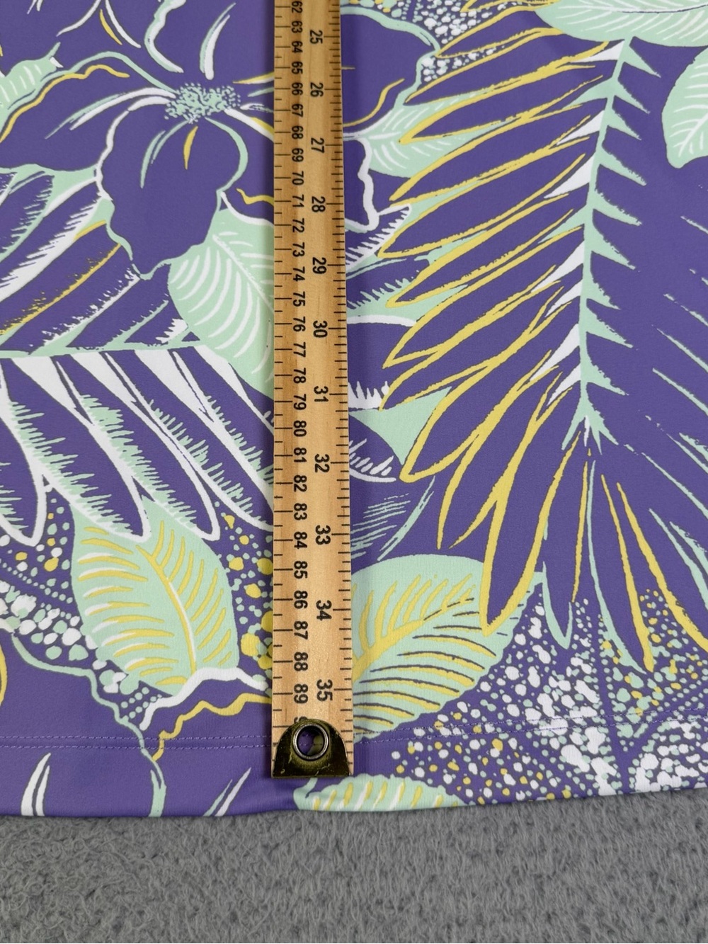 Columbia PFG Freezer III Dress Womens Medium Purple Tropical Sleeveless Outdoors - Picture 7 of 9